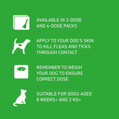 FRONTLINE Plus Flea & Tick Treatment for Medium Dogs - 6 Pipettes